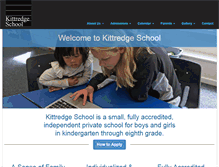 Tablet Screenshot of kittredge.org